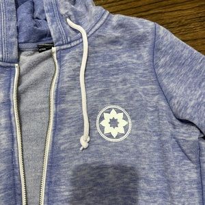 Club Pilates zip up sweatshirt Small